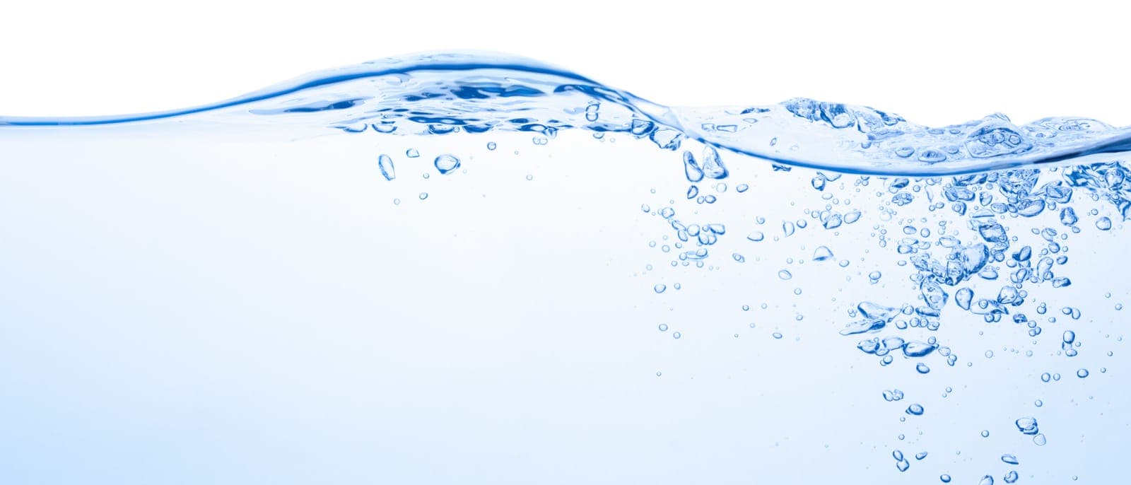 Clean water in motion just below the surface, the only category of water these services cover